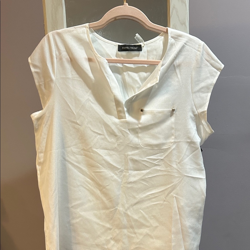 Ivanka Trump Elegant White Blouse